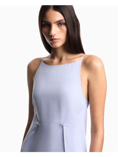 Long dress in techno georgette Emporio Armani | EW003215 AF10209.U9341